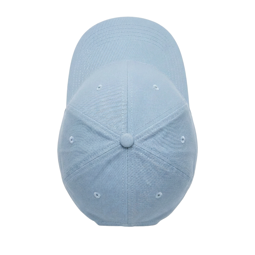 Urbane baby blue cap detail
