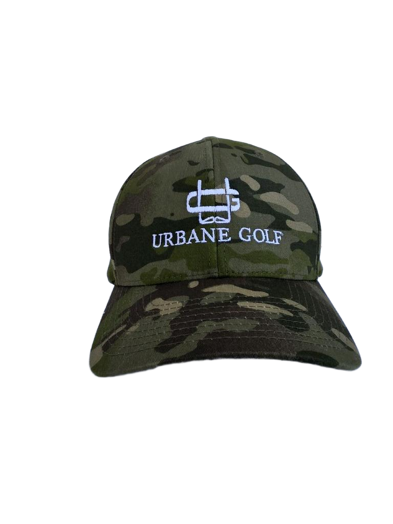 Urbane Performance Flex Dark Green Camo Cap