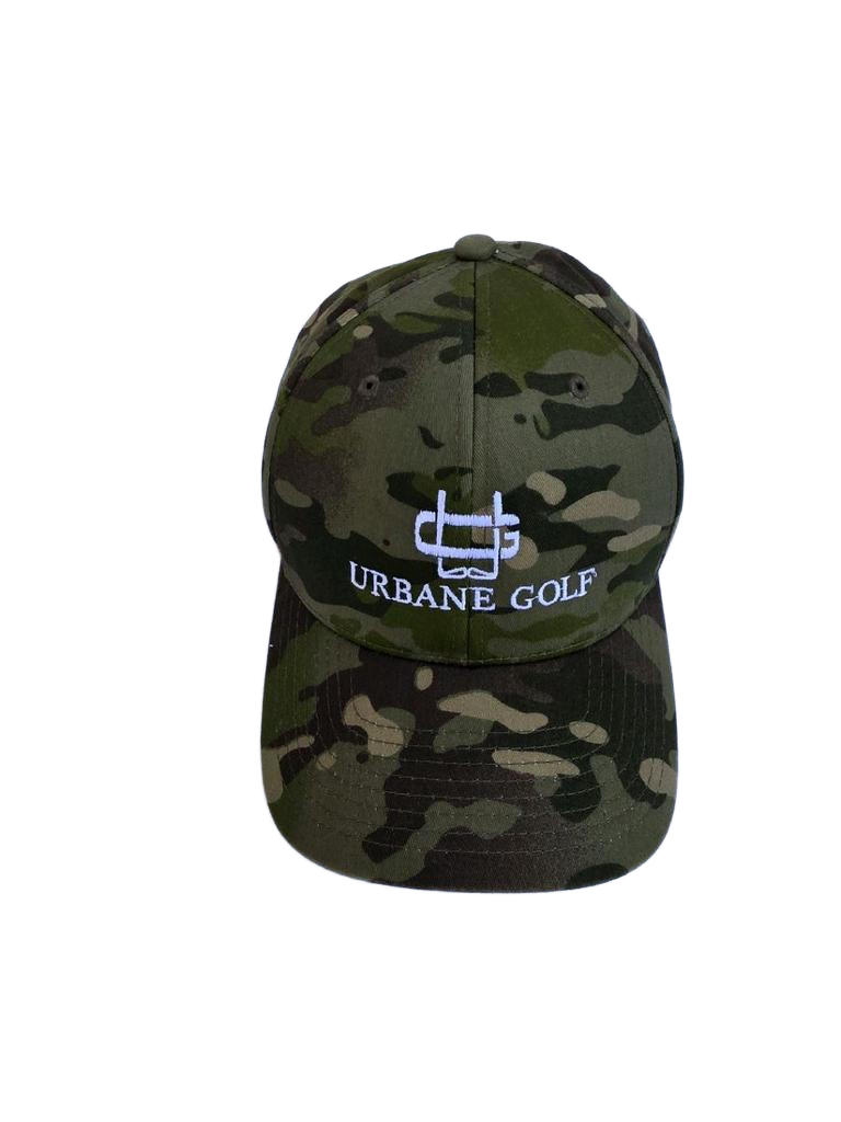 Urbane Performance Flex Dark Green Camo Cap