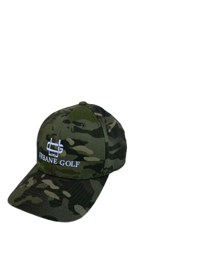 Urbane Performance Flex Dark Green Camo Cap