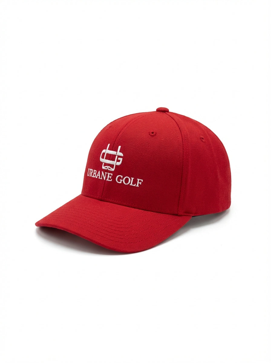 Urbane Performance Flex Red Cap