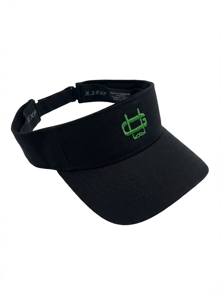 Urbane Golf Performance Comfort Black Visors