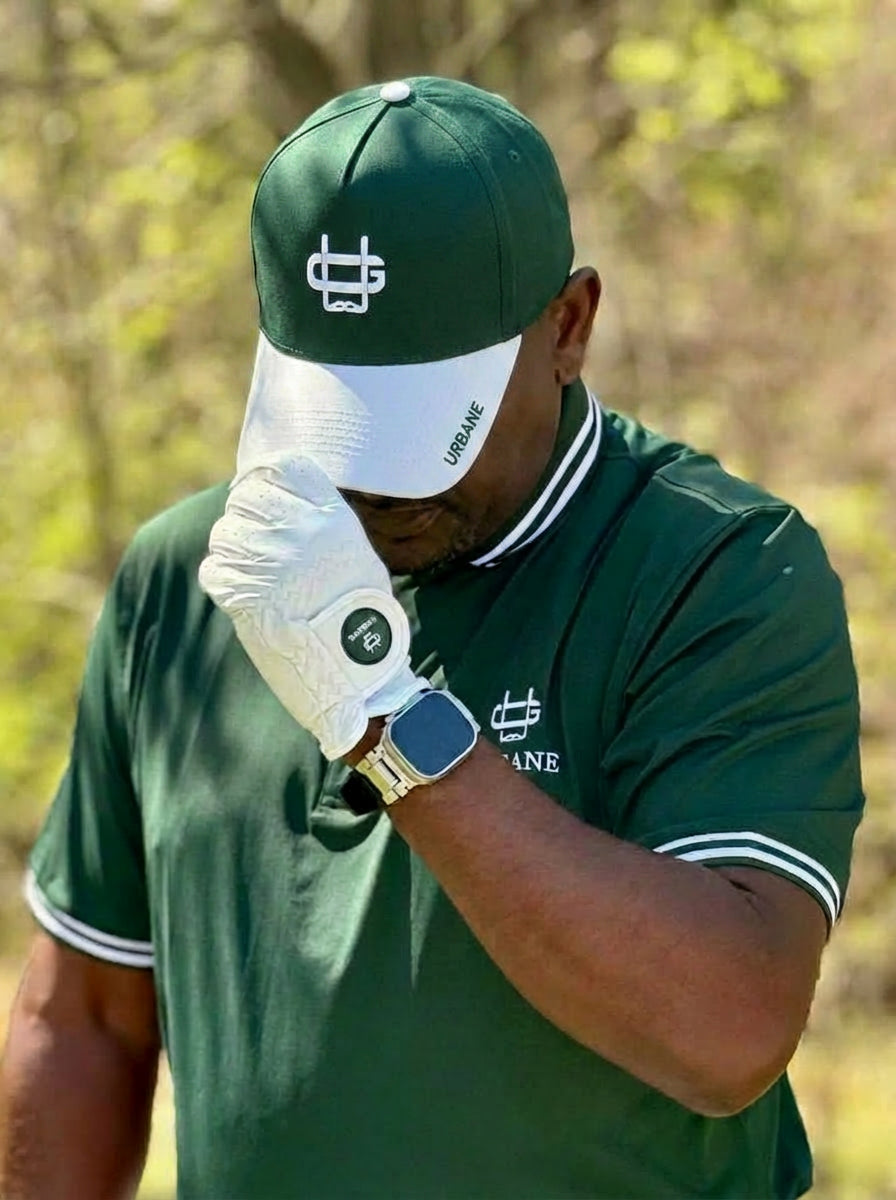 Urbane Golf Performance Polo - Forest Green
