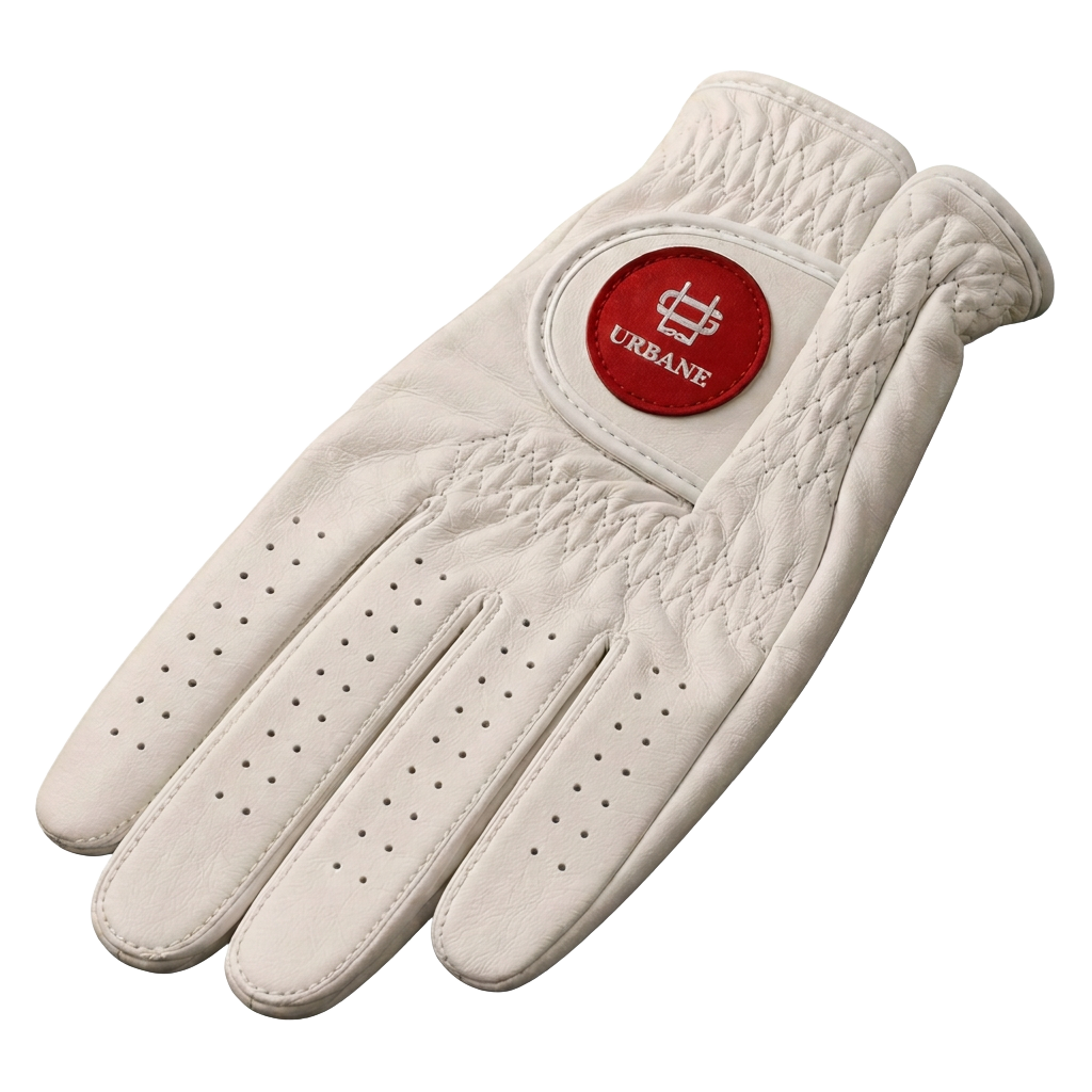 Urbane Golf Premium Glove in Red